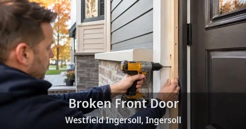 Broken Front Door Westfield Ingersoll, Ingersoll - ON