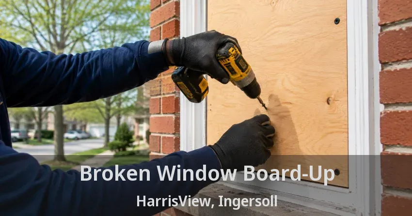 Broken Window Board-Up HarrisView, Ingersoll - ON