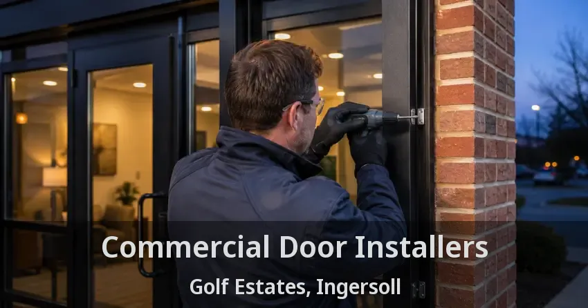 Commercial Door Installers Golf Estates, Ingersoll - ON