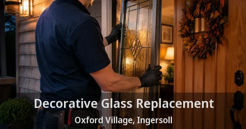 Decorative Glass Replacement Oxford Village, Ingersoll - ON