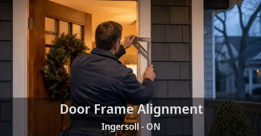 Door Frame Alignment Ingersoll - ON