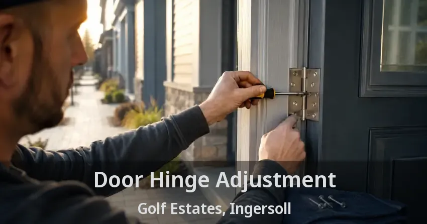 Door Hinge Adjustment Golf Estates, Ingersoll - ON