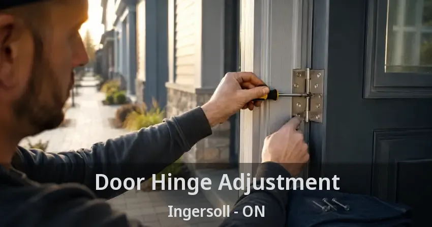 Door Hinge Adjustment Ingersoll - ON