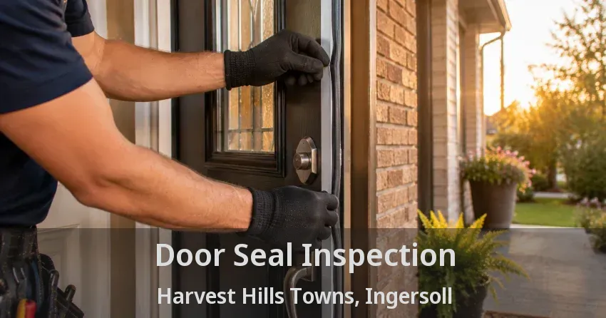 Door Seal Inspection Harvest Hills Towns, Ingersoll - ON