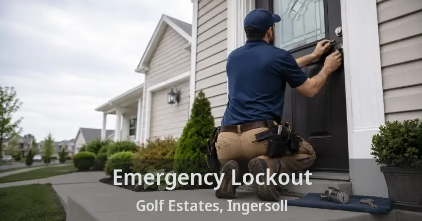 Emergency Lockout Golf Estates, Ingersoll - ON