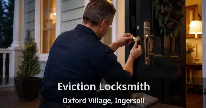 Eviction Locksmith Oxford Village, Ingersoll - ON