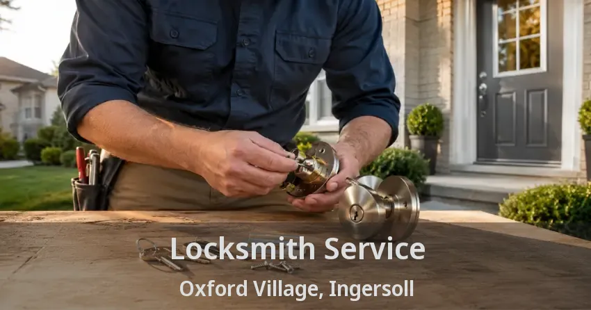 Locksmith Service Oxford Village, Ingersoll - ON