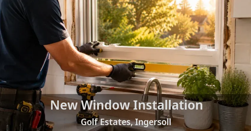 New Window Installation Golf Estates, Ingersoll - ON