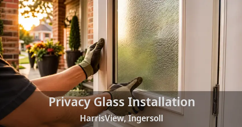 Privacy Glass Installation HarrisView, Ingersoll - ON