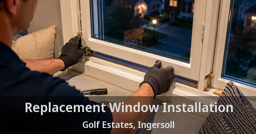 Replacement Window Installation Golf Estates, Ingersoll - ON