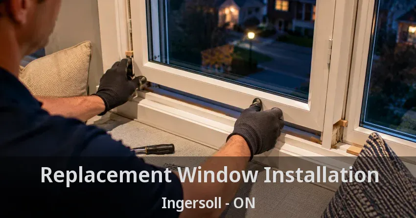 Replacement Window Installation Ingersoll - ON