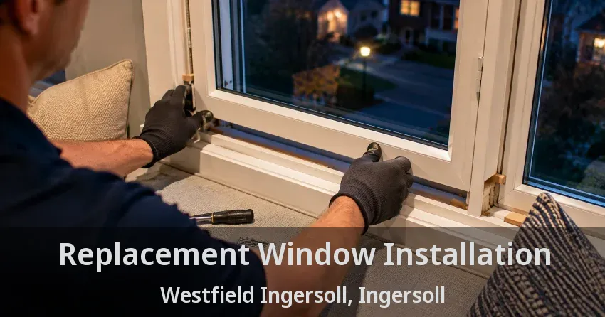 Replacement Window Installation Westfield Ingersoll, Ingersoll - ON