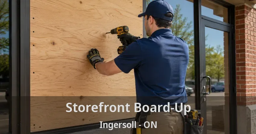Storefront Board-Up Ingersoll - ON