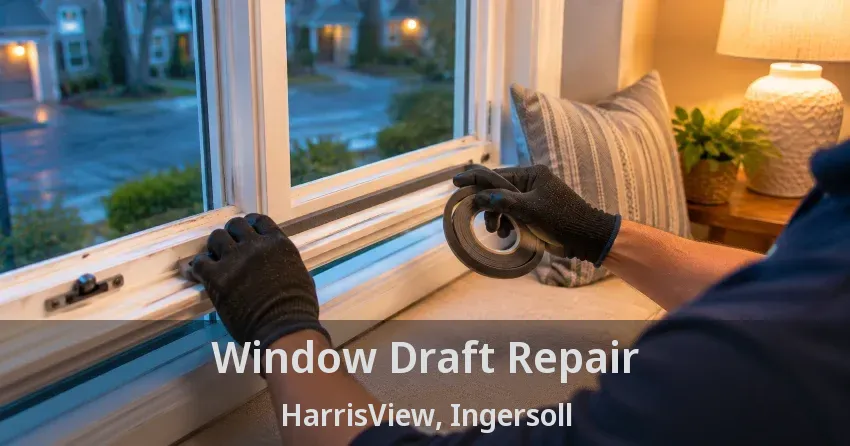 Window Draft Repair HarrisView, Ingersoll - ON